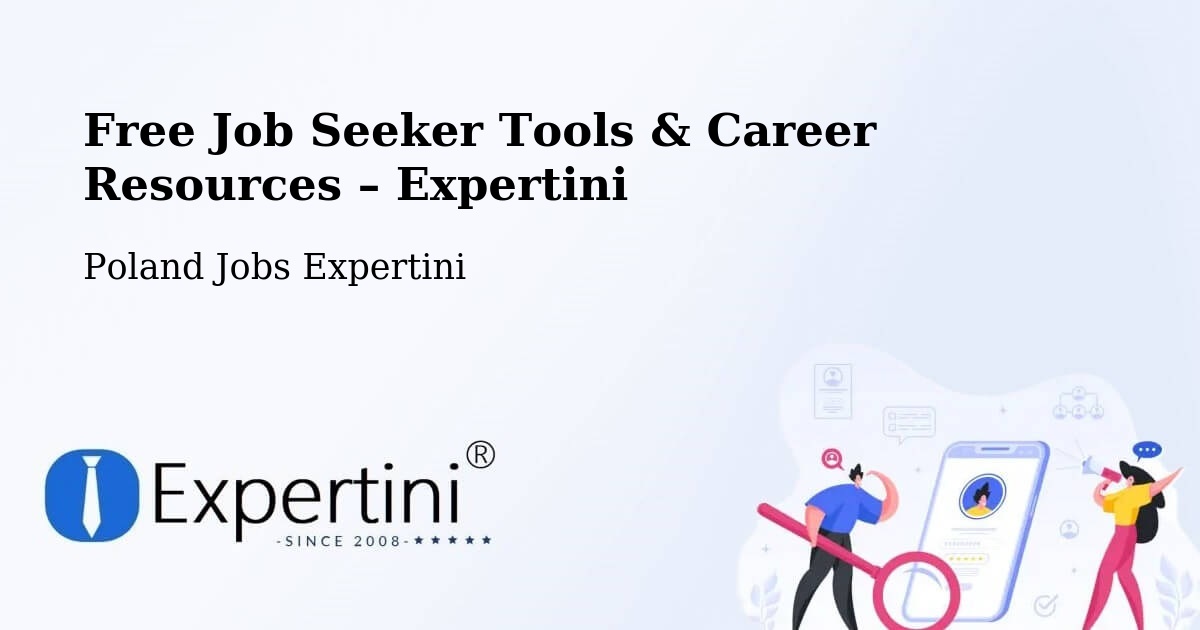 Free Job Seeker Tools & Career Resources – Plewiska - Plewiska, Poland Jobs Expertini